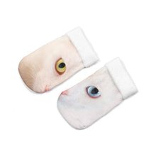 Load image into Gallery viewer, 3D Printed Women Winter Christmas Socks Funny Creative Pet Cat Face Unisex Cotton Ankle Socks Children Gift Animal Lover Socks For Men And Women
