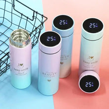 Load image into Gallery viewer, 500ML Smart Thermos Water Bottle Led Digital Temperature Display Stainless Steel Coffee Thermal Mugs Intelligent Insulation Cups
