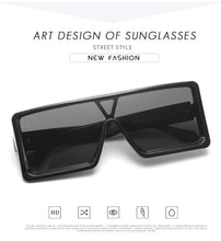 Load image into Gallery viewer, New Design New Stylish New Classic New Black &amp; White Square Shape Sunglasses For Women New Fashionable Branded &amp; Oversized Sun Glasses For Men New Luxury Shades Sunglasses For Men &amp; Women
