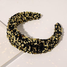 Load image into Gallery viewer, Sparkly Sequins Sponge Headbands Mermaid Knot Tie Head Bands for Women Daily Party Crown Turban Gorgeous Hair Accessories For Women

