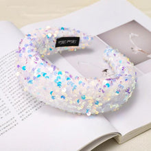 Load image into Gallery viewer, Sparkly Sequins Sponge Headbands Mermaid Knot Tie Head Bands for Women Daily Party Crown Turban Gorgeous Hair Accessories For Women
