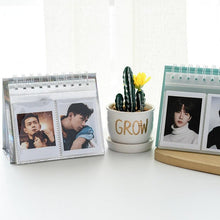 Load image into Gallery viewer, New Desktop Mini  Standing Polaroid Photo Album Scrapbooking Photocards album for cards stamps Photo Frame Instar Tabletop Flip Calendar Photo Album Gifts For Everyone
