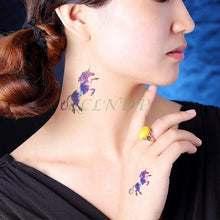 Load image into Gallery viewer, New Different Waterproof Temporary Tattoo Cute Fox Dog Luxury Animal Stickers Tattoo Colorful Modern Design For Adults Kids
