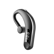 Load image into Gallery viewer, New Digital Display Wireless Single Ear Headset Bluetooth-compatible Earphone 5.2 Long Standby Time LED Power Digital Display Earphone Elegant Design Improved Comfort Long Range Wireless Hands Free Earphone For Drivers Canceling Headphones For Business
