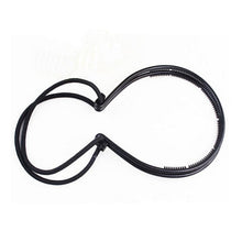 Load image into Gallery viewer, New Double Root Hair Hoop Head Band Adjustable Hair Clips Women Hoop Elastic Rubber Bands Ring Hair Styling Tools Hair Braider For Women Hair Styling
