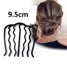 Load image into Gallery viewer, New Double Root Hair Hoop Head Band Adjustable Hair Clips Women Hoop Elastic Rubber Bands Ring Hair Styling Tools Hair Braider For Women Hair Styling
