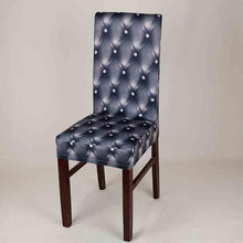 Load image into Gallery viewer, New Elastic Spandex Fibre  Chair Cover For Wedding Banquet Hotel Antifouling Fiber Standard Office European Stretch Spandex Removable Washable Dining Chair Protector Slipcovers for Hotel Dining Room Ceremony Banquet Wedding Party
