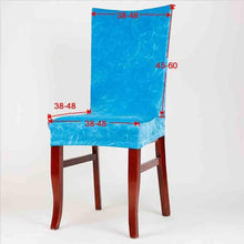 Load image into Gallery viewer, New Elastic Spandex Fibre  Chair Cover For Wedding Banquet Hotel Antifouling Fiber Standard Office European Stretch Spandex Removable Washable Dining Chair Protector Slipcovers for Hotel Dining Room Ceremony Banquet Wedding Party
