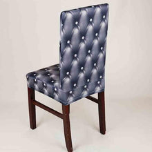 Load image into Gallery viewer, New Elastic Spandex Fibre  Chair Cover For Wedding Banquet Hotel Antifouling Fiber Standard Office European Stretch Spandex Removable Washable Dining Chair Protector Slipcovers for Hotel Dining Room Ceremony Banquet Wedding Party
