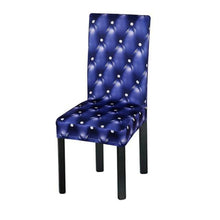 Load image into Gallery viewer, New Elastic Spandex Fibre  Chair Cover For Wedding Banquet Hotel Antifouling Fiber Standard Office European Stretch Spandex Removable Washable Dining Chair Protector Slipcovers for Hotel Dining Room Ceremony Banquet Wedding Party
