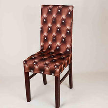 Load image into Gallery viewer, New Elastic Spandex Fibre  Chair Cover For Wedding Banquet Hotel Antifouling Fiber Standard Office European Stretch Spandex Removable Washable Dining Chair Protector Slipcovers for Hotel Dining Room Ceremony Banquet Wedding Party
