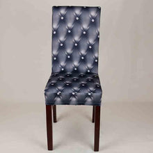Load image into Gallery viewer, New Elastic Spandex Fibre  Chair Cover For Wedding Banquet Hotel Antifouling Fiber Standard Office European Stretch Spandex Removable Washable Dining Chair Protector Slipcovers for Hotel Dining Room Ceremony Banquet Wedding Party
