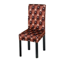 Load image into Gallery viewer, New Elastic Spandex Fibre  Chair Cover For Wedding Banquet Hotel Antifouling Fiber Standard Office European Stretch Spandex Removable Washable Dining Chair Protector Slipcovers for Hotel Dining Room Ceremony Banquet Wedding Party
