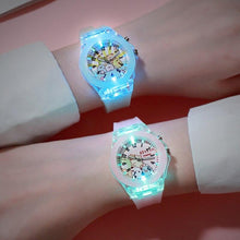 Load image into Gallery viewer, New Electronic Colour Light Source Fashion Cute Childrens Watch Kids Digital Sport Watch For Boys Girls Kid Electronic Functional Cute Outdoor Watches With LED Luminous Design
