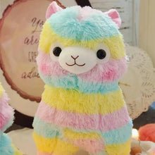 Load image into Gallery viewer, New Elegance 25cm Colorful Alpaca Plush Doll Baby Cute Animal Doll Soft Cotton stuffed doll Home Soft Toys Sleeping Mate Stuffed Plush Toys
