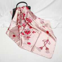Load image into Gallery viewer, New Elegance Fashionable Scarves for Women Shawl Print Silk Satin Hijab Scarf Female Bandana 90*90cm Luxury Square Shawls Scarfs For Ladies
