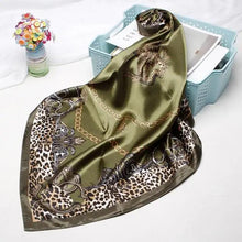 Load image into Gallery viewer, New Elegance Fashionable Scarves for Women Shawl Print Silk Satin Hijab Scarf Female Bandana 90*90cm Luxury Square Shawls Scarfs For Ladies
