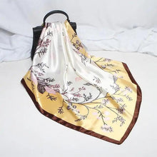 Load image into Gallery viewer, New Elegance Fashionable Scarves for Women Shawl Print Silk Satin Hijab Scarf Female Bandana 90*90cm Luxury Square Shawls Scarfs For Ladies
