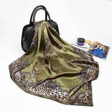 Load image into Gallery viewer, New Elegance Fashionable Scarves for Women Shawl Print Silk Satin Hijab Scarf Female Bandana 90*90cm Luxury Square Shawls Scarfs For Ladies
