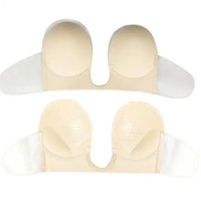 Load image into Gallery viewer, New Elegance Invisible Push Up Bra Strapless Bras Dress Wedding Party Sticky Self-adhesive Silicone Brassiere Breathable Deep U Bra Underwear
