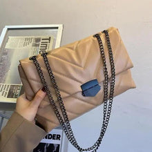 Load image into Gallery viewer, New Famous Casual Chain Crossbody Bags For Women Fashion Simple Shoulder Bag, Designer Handbags PU Leather Messenger Bags For Ladies

