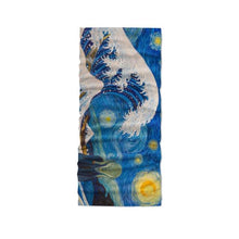 Load image into Gallery viewer, New Fashion 3D Printed Oil Painting Art Neck Scarf Women Soft Face Bandana Sunflower Night Hijab Scarf Face Mask Reusable Washable Cloth Bandanas Women Men Neck Gaiter Cover Turban Multipurpose Balaclava Elastic UV Face Shields for Women
