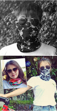 Load image into Gallery viewer, New Fashion 3D Printed Oil Painting Art Neck Scarf Women Soft Face Bandana Sunflower Night Hijab Scarf Face Mask Reusable Washable Cloth Bandanas Women Men Neck Gaiter Cover Turban Multipurpose Balaclava Elastic UV Face Shields for Women
