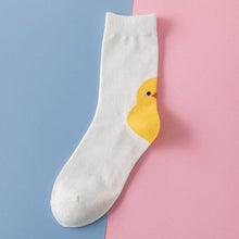 Load image into Gallery viewer, New Fashion Cartoon Socks Animal Print Ducks Cute Socks Cute Pure Cotton Short Socks Funny Duck Casual Socks For Men And Women
