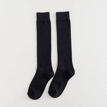 Load image into Gallery viewer, New Fashion Cotton Ladies Knee High Solid Color Socks Student Socks School Party Street Wear Dancing Socks High Quality Cotton Knee High Socks For Women
