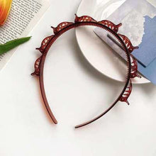 Load image into Gallery viewer, New Fashion Explosion Pearl Rhinestone Bangs Clip Headband Double Combed Bangs Double Layer Braiding Headband with Hair Clips Hair Tools for Women Hair Accessories
