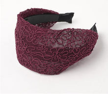 Load image into Gallery viewer, New Fashion Gradient Wide-sided Lace Simple Breathable Toothed Non-slip Headband for Women Girl Hair Accessories Headwear Gorgeous Hair Accessories For Women
