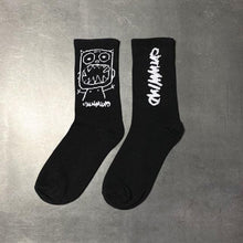 Load image into Gallery viewer, New Fashion Kawaii Cute Smilies Patterned Socks Pure Cotton Cartoon Pattern Hip Hop Style Breathable Mid Tube Socks Skateboard Socks Soft Long Sock for Men And Women
