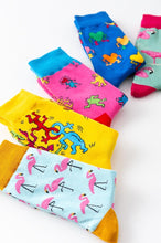 Load image into Gallery viewer, New Fashion Pure Soft Cotton Cartoon Animals Casual Socks Loving Heart Flamingo Women Cute Funny Short Ankle Socks For Men And Women
