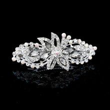 Load image into Gallery viewer, New Fashion Rhinestone Hairpin for Women Banana Clip Bow Girls Hair Clip Elegant Ladies Barrettes Hear Accessories
