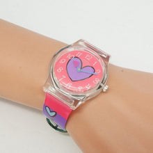 Load image into Gallery viewer, New Fashion Simple Boys Girls Sports Analog Watch Silicone Students Children Quartz Waterproof Learning Time Wrist Watch Easy To Read Time Wristwatches For Kids
