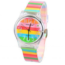 Load image into Gallery viewer, New Fashion Simple Boys Girls Sports Analog Watch Silicone Students Children Quartz Waterproof Learning Time Wrist Watch Easy To Read Time Wristwatches For Kids
