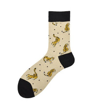 Load image into Gallery viewer, New Fashion Socks Shark Dinosaur Tiger Bear Dog Pattern Long Tube Happy Novelty Skateboarding Cycling Leisure Fun Unisex Crew Socks For Men And Women
