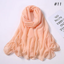 Load image into Gallery viewer, New Fashion Soft Cotton Elegant Viscose Scarf Ladies Scarf Shawls Lightweight Elegant Wraps  Muslim Hijab scarf scarves For Women
