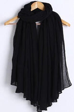 Load image into Gallery viewer, New Fashion Soft Cotton Elegant Viscose Scarf Ladies Scarf Shawls Lightweight Elegant Wraps  Muslim Hijab scarf scarves For Women
