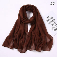 Load image into Gallery viewer, New Fashion Soft Cotton Elegant Viscose Scarf Ladies Scarf Shawls Lightweight Elegant Wraps  Muslim Hijab scarf scarves For Women
