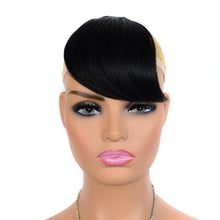 Load image into Gallery viewer, New Fashion Synthetic Fake Hair Bun And Bang Heat Resistant Braided Chignon Hair Piece Donut Ponytail Wig For Women Clip in Hair Extension For Volumized Hair Buns For Girls

