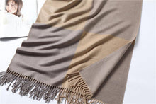 Load image into Gallery viewer, New Fashion Winter Soft Thick Warm Colorful Cashmere Scarf Elegant Escharpe Shawls Scarf Shawls Wraps Lightweight Lady Solid Scarves Fashion Tassels Blanket For Women
