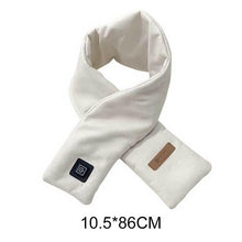 Load image into Gallery viewer, New Fashion Winter USB Heated Scarf Unisex Neck Warmer Neckerchief Winter Rechargeable Heating Elegant Scarf Neck Heating Pad Lightweight Shawl To Keep Your Neck Warm Shawl For Women
