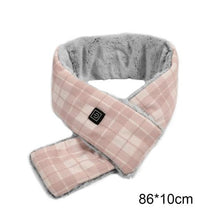 Load image into Gallery viewer, New Fashion Winter USB Heated Scarf Unisex Neck Warmer Neckerchief Winter Rechargeable Heating Elegant Scarf Neck Heating Pad Lightweight Shawl To Keep Your Neck Warm Shawl For Women
