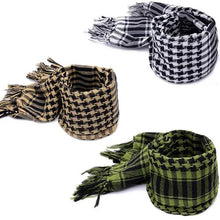 Load image into Gallery viewer, New Fashionable Men's Lightweight Square Outdoor Shawl Military Arab Tactical Desert Army Scarf
