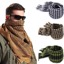 Load image into Gallery viewer, New Fashionable Men's Lightweight Square Outdoor Shawl Military Arab Tactical Desert Army Scarf
