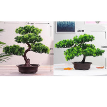 Load image into Gallery viewer, New Festival Potted  Simulation Decorative Bonsai Home Office Pine Tree Gift Ornament Lifelike Accessory Artificial Bonsai Artificial Bonsai Tree Fake  Greenery for Home Office Desk Wall Book Shelf Decor Room Decor
