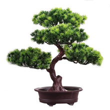 Load image into Gallery viewer, New Festival Potted  Simulation Decorative Bonsai Home Office Pine Tree Gift Ornament Lifelike Accessory Artificial Bonsai Artificial Bonsai Tree Fake  Greenery for Home Office Desk Wall Book Shelf Decor Room Decor

