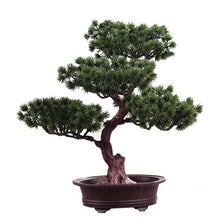 Load image into Gallery viewer, New Festival Potted  Simulation Decorative Bonsai Home Office Pine Tree Gift Ornament Lifelike Accessory Artificial Bonsai Artificial Bonsai Tree Fake  Greenery for Home Office Desk Wall Book Shelf Decor Room Decor
