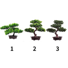 Load image into Gallery viewer, New Festival Potted  Simulation Decorative Bonsai Home Office Pine Tree Gift Ornament Lifelike Accessory Artificial Bonsai Artificial Bonsai Tree Fake  Greenery for Home Office Desk Wall Book Shelf Decor Room Decor
